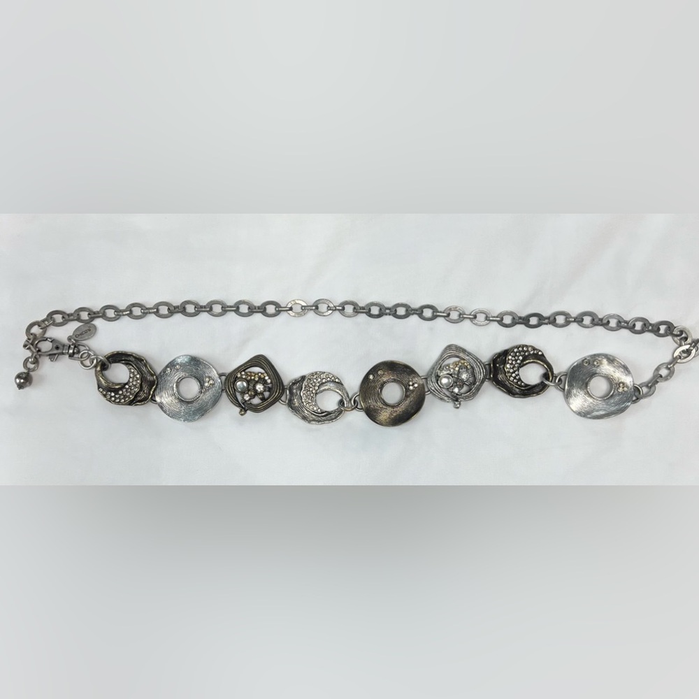 Chicos mixed metal rhinestone belt